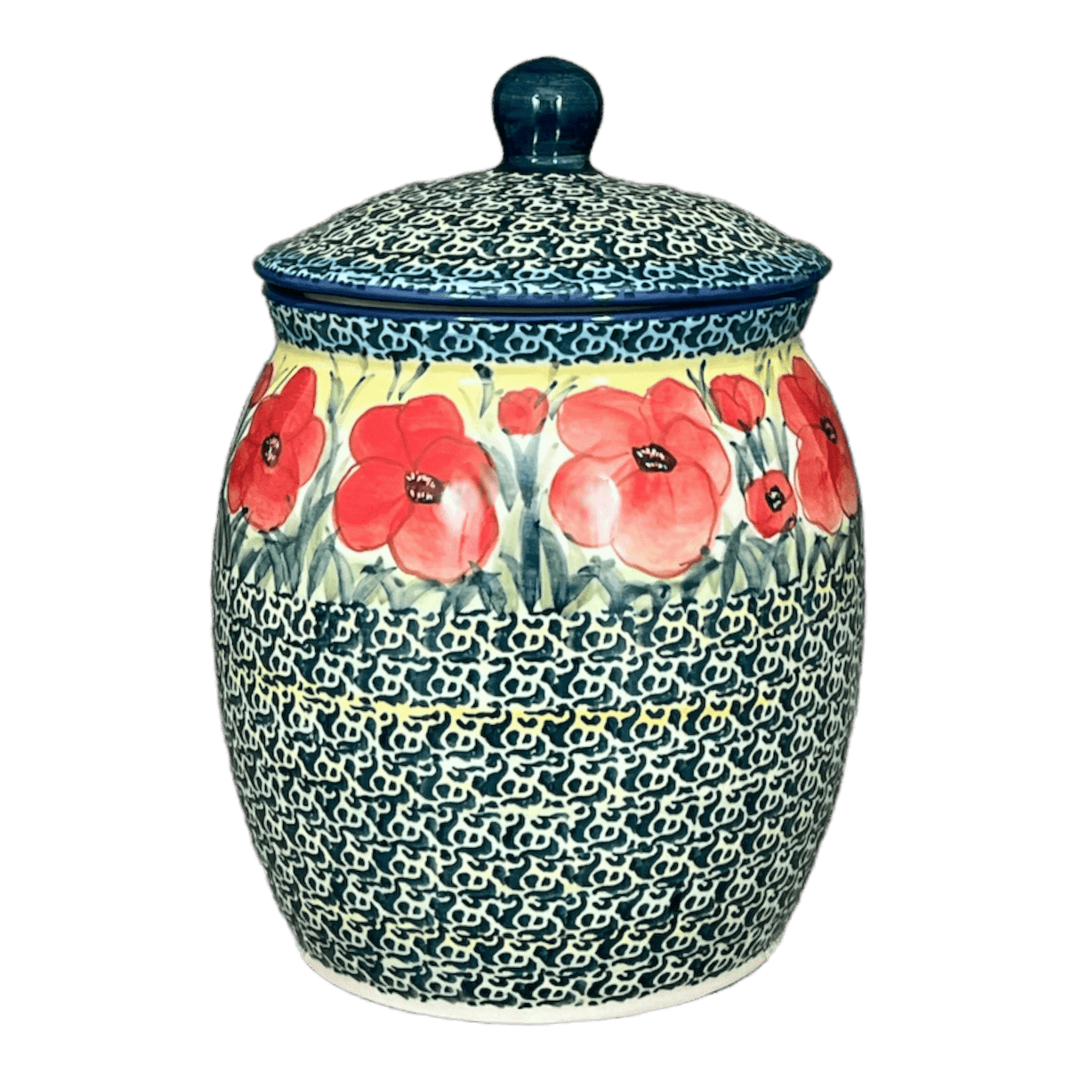 Canister, 3 Liter in "Poppies in Bloom" by Manufaktura | P083S-JZ34