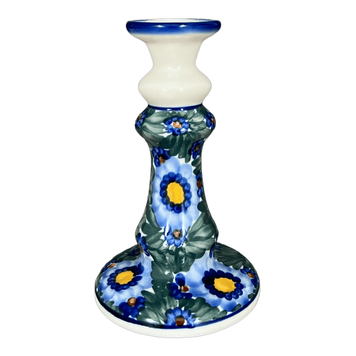 Candlestick, 7", WR (WR22C) in "Impressionist's Dream" by W.R. Ceramika | WR22C-AB3