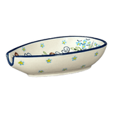 Spoon Rest, Small, 3.5" in "Daisy Bouquet" by Manufaktura | P093S-TAB3