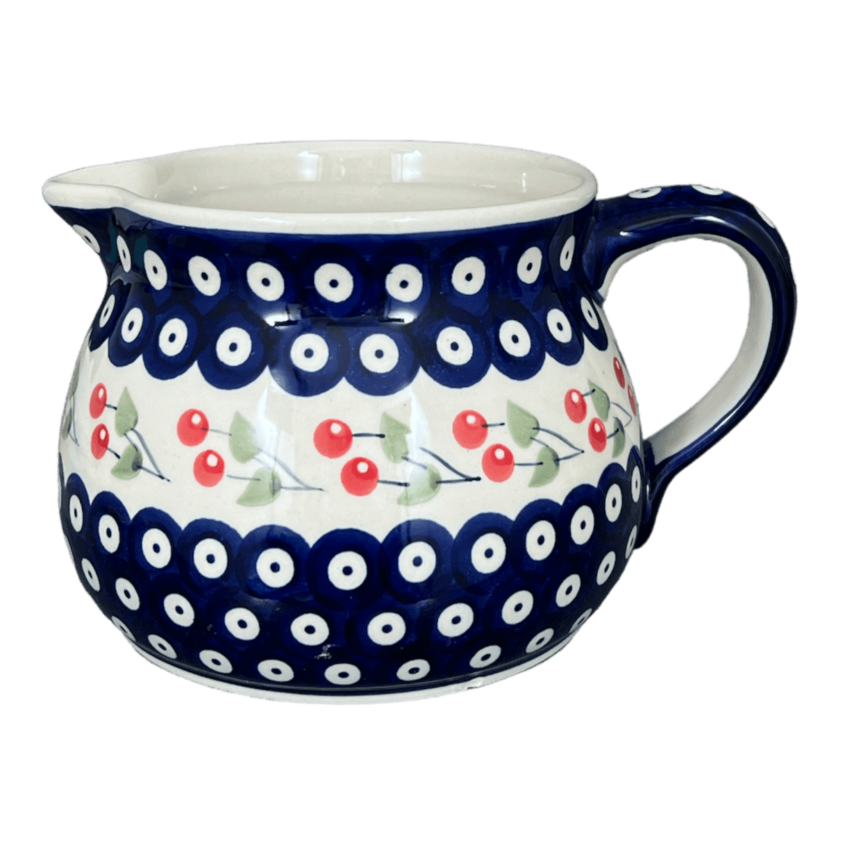 Pitcher, 1.5 Liter in "Cherry Dot" by Manufaktura | D043T-70WI