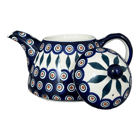 Teapot, 0.9 Liter in "Peacock" by Manufaktura | C005T-54