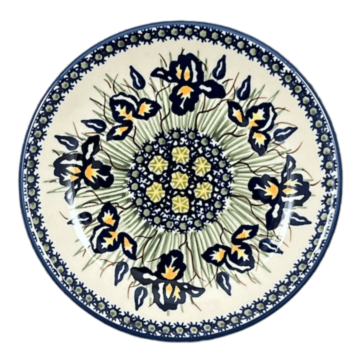 Plate, Round, Dessert, 6.5" in "Iris" by Manufaktura | T130S-BAM