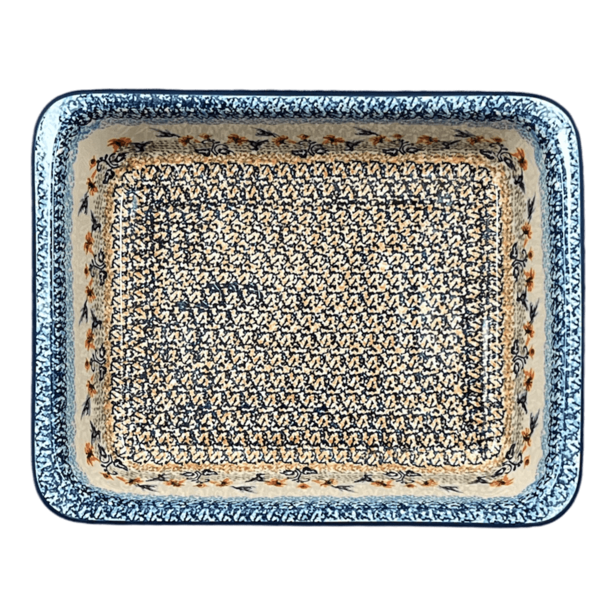 Baker, Lasagna Pan, 11" x 14" in "Hummingbird Harvest" by Manufaktura | Z139S-JZ35