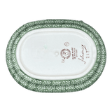 Butter Dish, Fancy, 5" x 7" in "Blue Bells" by Manufaktura | M077S-KLDN