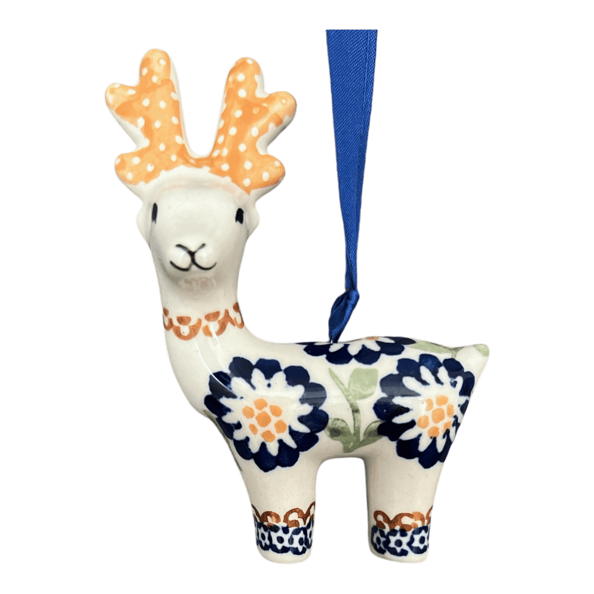 Ornament, Reindeer, 3.5" in "Mums the Word" by Manufaktura | K038T-P178