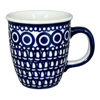 A picture of a Polish Pottery Mug, Mars Mug, 10oz Small in "Gothic" by Manufaktura | K081T-13 as shown at PolishPotteryOutlet.com/products/small-mars-mug-gothic-k081t-13