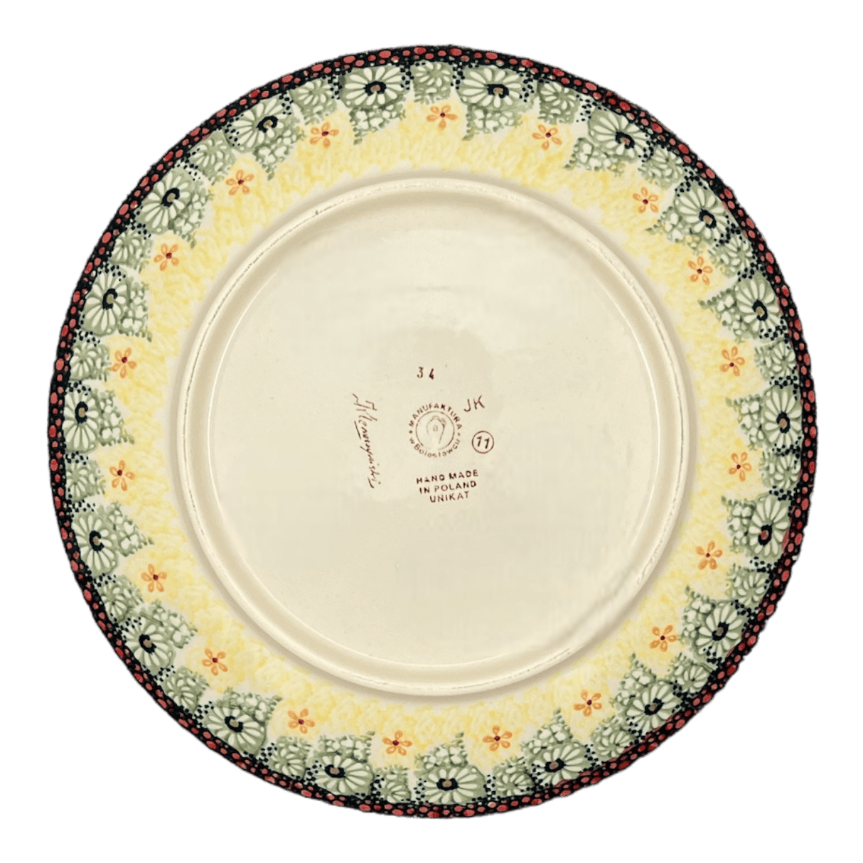 Plate, Round, Dinner, 10" in "Sunshine Grotto" by Manufaktura | T132S-WK52