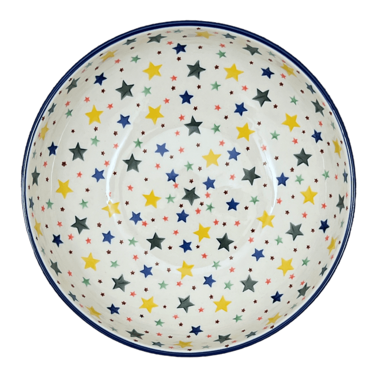 Bowl, Round, Serving, 10.5" in "Star Shower" by Ceramika Artystyczna | AC36-359X