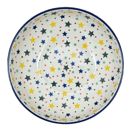 Bowl, Round, Serving, 10.5" in "Star Shower" by Ceramika Artystyczna | AC36-359X