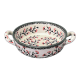 Casserole, Round, Small, 5" x 7.5" in "Cherry Blossoms - Solid Rim" by Manufaktura | Z153S-DPGJA