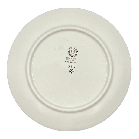 Plate, Round, Salad, 8.5" in "Green Spray" by Manufaktura | T134T-LISZ