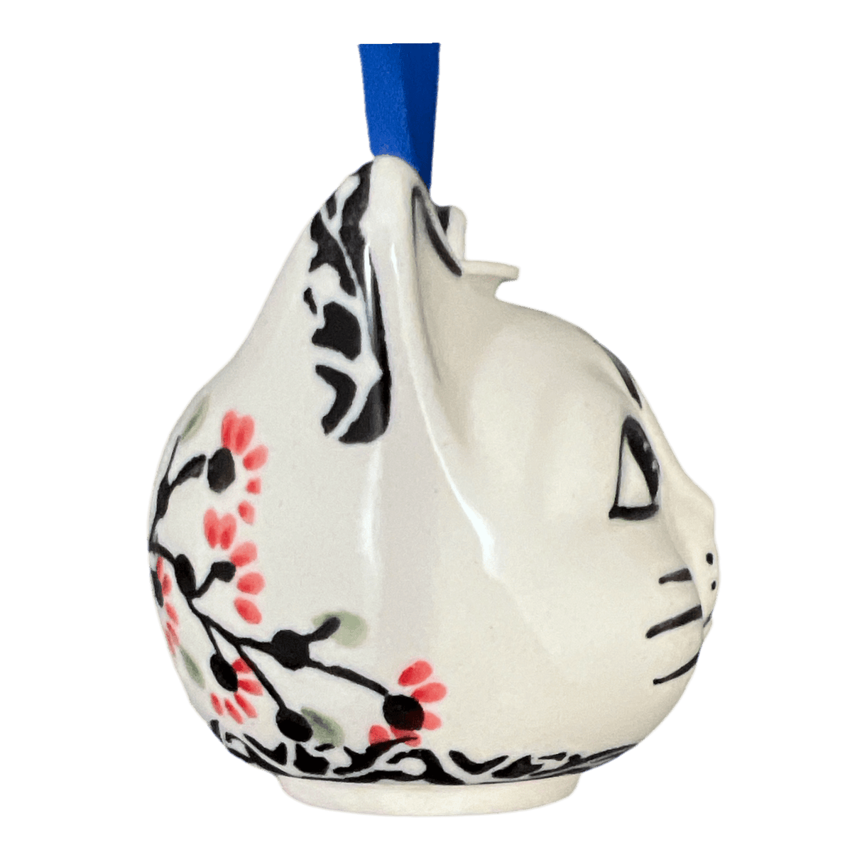 Ornament, Cat Head in "Cherry Blossoms" by Manufaktura | K142S-DPGJ