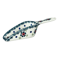 A picture of a Polish Pottery 6" Scoop (Lady Bugs) | L018T-IF45 as shown at PolishPotteryOutlet.com/products/6-scoop-lady-bugs-l018t-if45