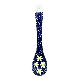 Polish Pottery Spoon, Sugar, 5" in "Mornin' Daisy" by Manufaktura | L001T-AM Additional Image at PolishPotteryOutlet.com