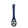 Polish Pottery Spoon, Sugar, 5" in "Mornin' Daisy" by Manufaktura | L001T-AM at PolishPotteryOutlet.com