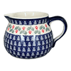 Polish Pottery 1.5 Liter Pitcher (Holiday Cheer) | D043T-NOS2 at PolishPotteryOutlet.com
