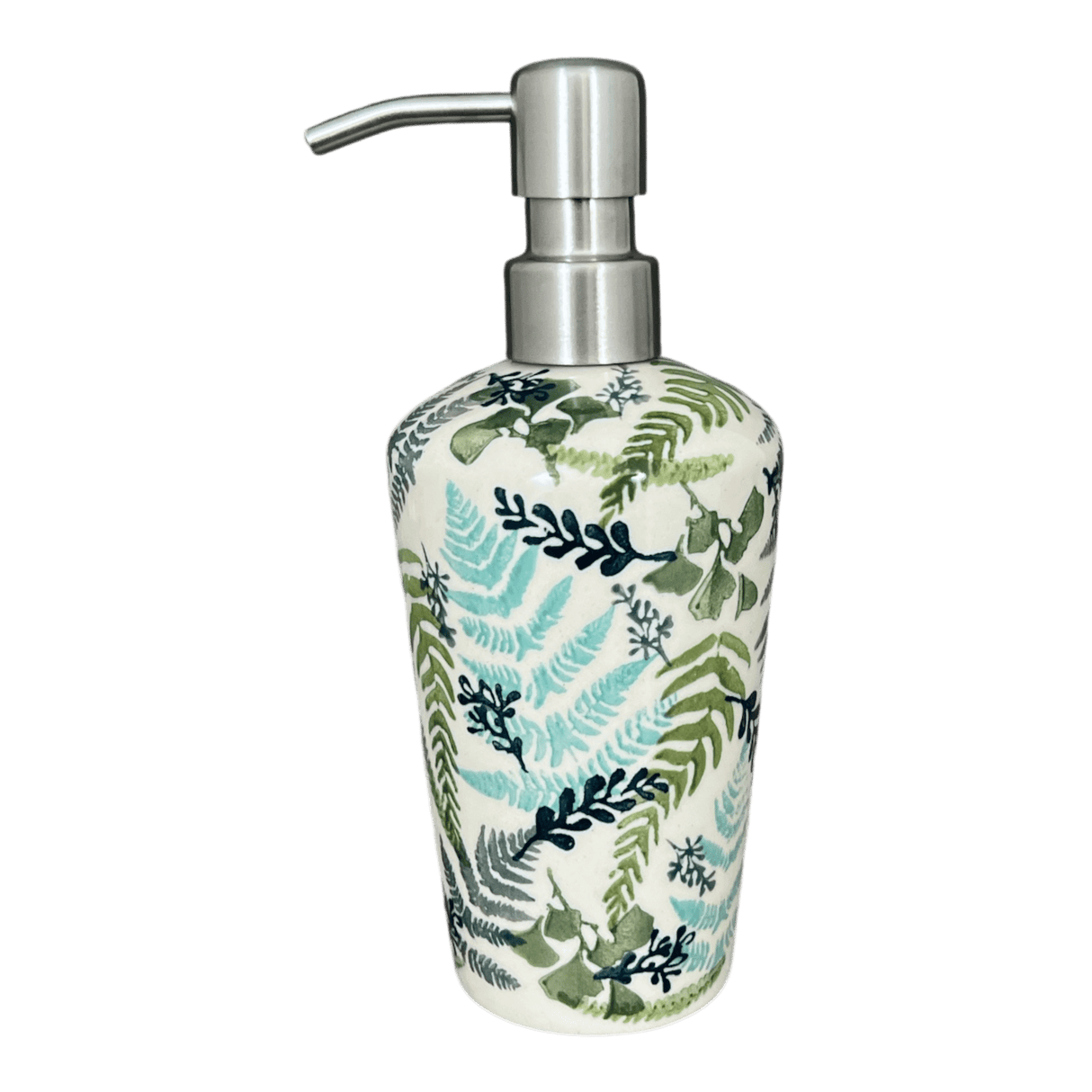 Soap Dispenser, 7" in "Scattered Ferns" by Manufaktura | B009S-GZ39