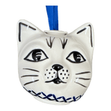 Ornament, Cat Head in "Scandinavian Scarlet" by Manufaktura | K142U-P295