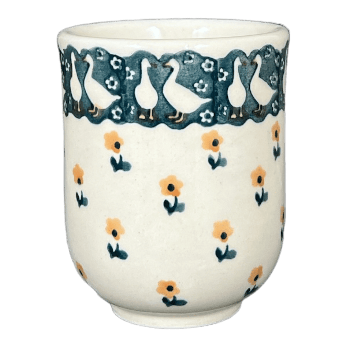 Drinkware, Wine Cup, 6 oz in "Lucky Duck" by Manufaktura | K111T-P322