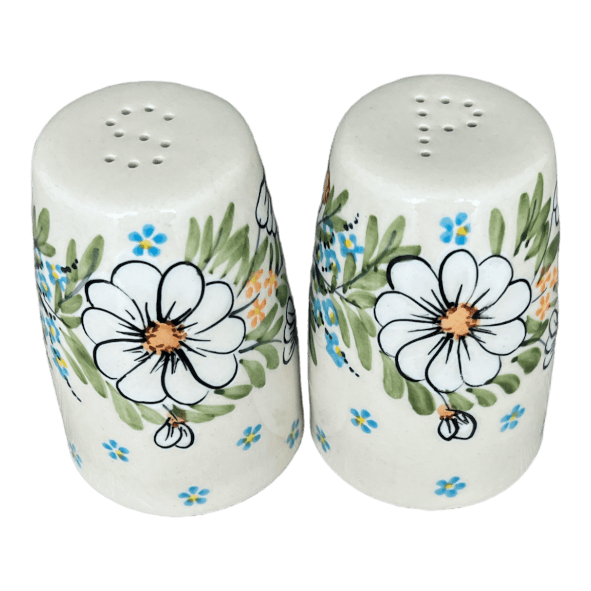 Salt & Pepper, 3.75" in "Daisy Bouquet" by Manufaktura | S086S-TAB3