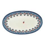 Platter, Oval, 17.5" in "Strawberry Patch" by Ceramika Artystyczna | A200-721X