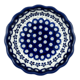 Bowl, Round, Scalloped, 6.25" in "Petite Floral Peacock" by Zaklady | Y1891A-A166A