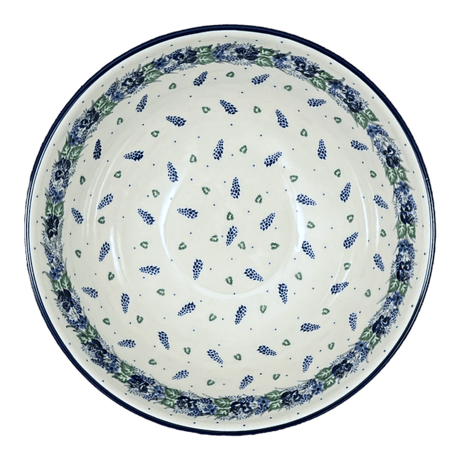 Bowl, Round, 11" in "Hyacinth in the Wind" by Ceramika Artystyczna | A055-2037X