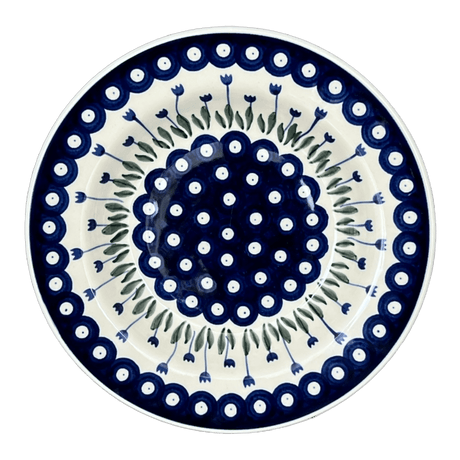 Plate, Round, Soup Plate, 9.25" in "Tulip Dot" by Ceramika Artystyczna | A014-377Z