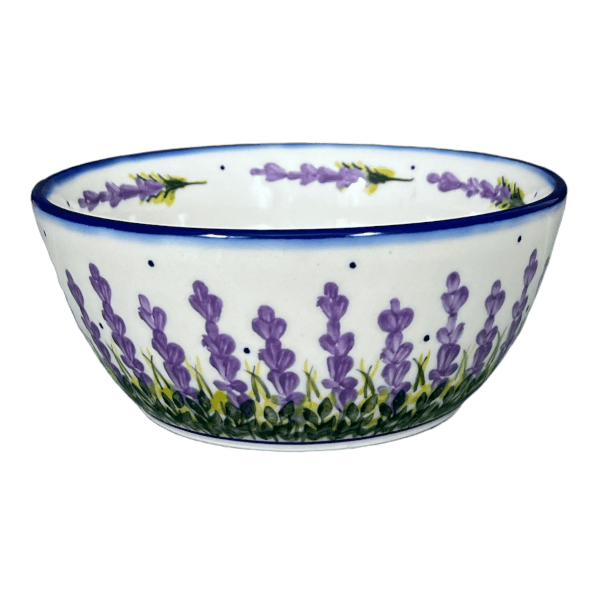 Bowl, Round, 7", WR (WR12C) in "Lavender Fields" by W.R. Ceramika | WR12C-BW4