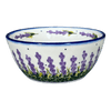 Polish Pottery Bowl, Round, 7", WR (WR12C) in "Lavender Fields" by W.R. Ceramika | WR12C-BW4 at PolishPotteryOutlet.com