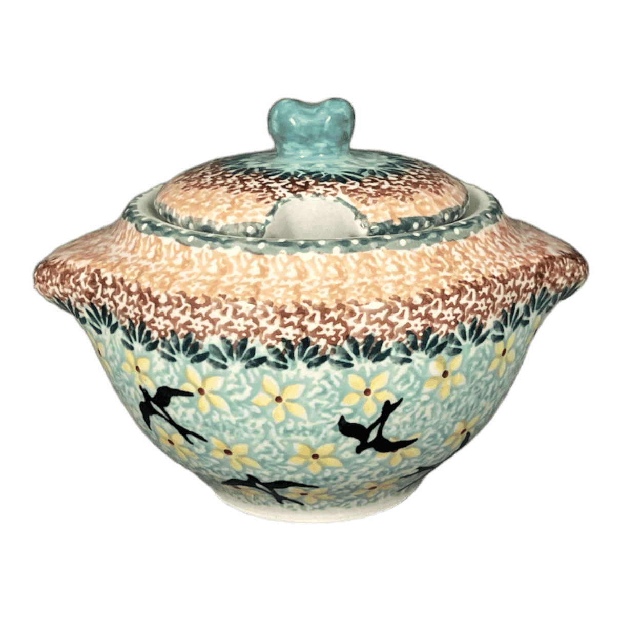 Bowl, Round, Sugar Bowl, 3" in "Capistrano" by Manufaktura | C003S-WK59