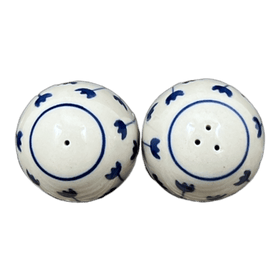 Polish Pottery Salt & Pepper, 2" in "Tulip Dot" by Ceramika Artystyczna | A735S-377Z Additional Image at PolishPotteryOutlet.com