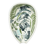 Spoon Rest, Small, 3.5" in "Scattered Ferns" by Manufaktura | P093S-GZ39