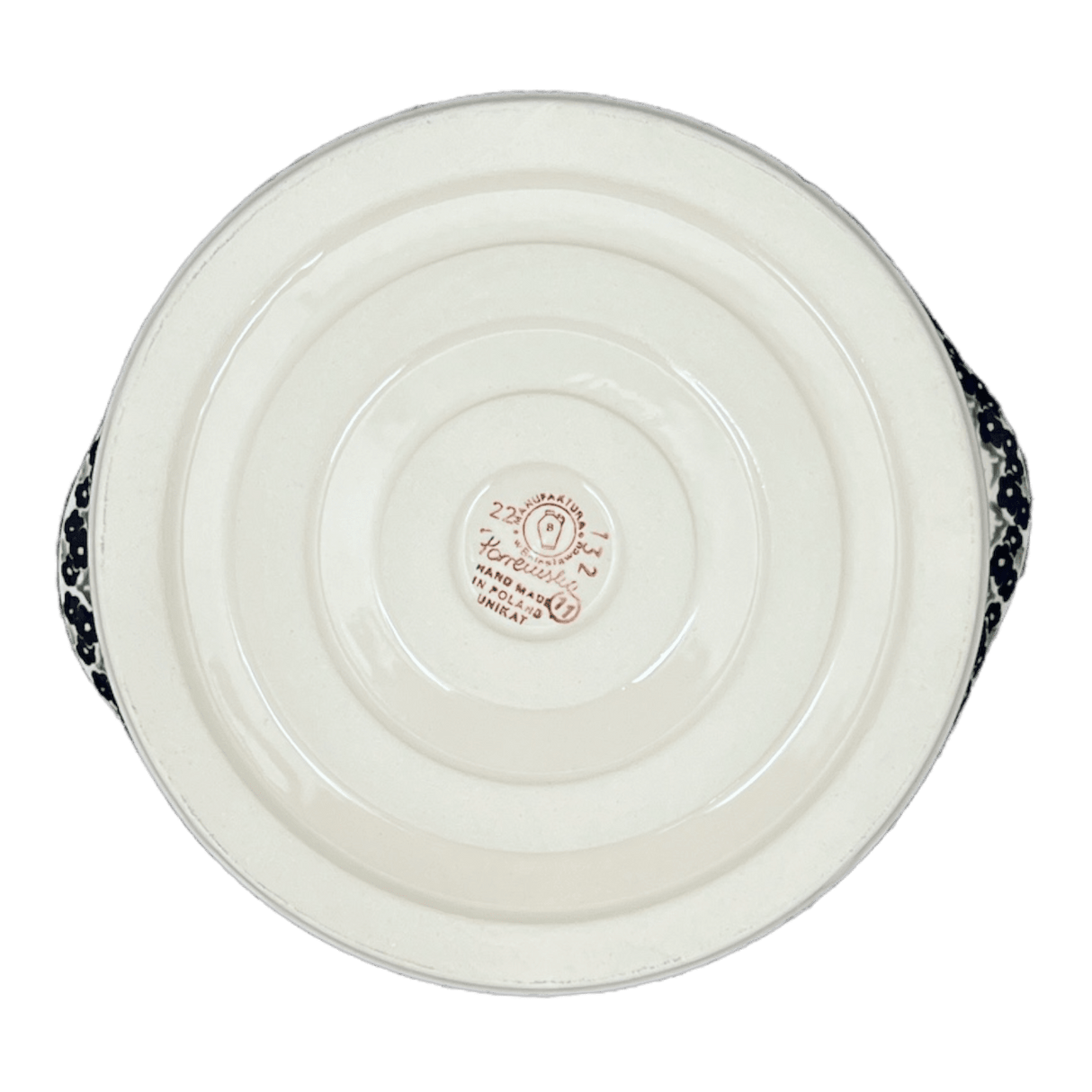 Baker, Round, with Lid, Deep, 8" in "Burning Thistle" by Manufaktura | Z128S-P270