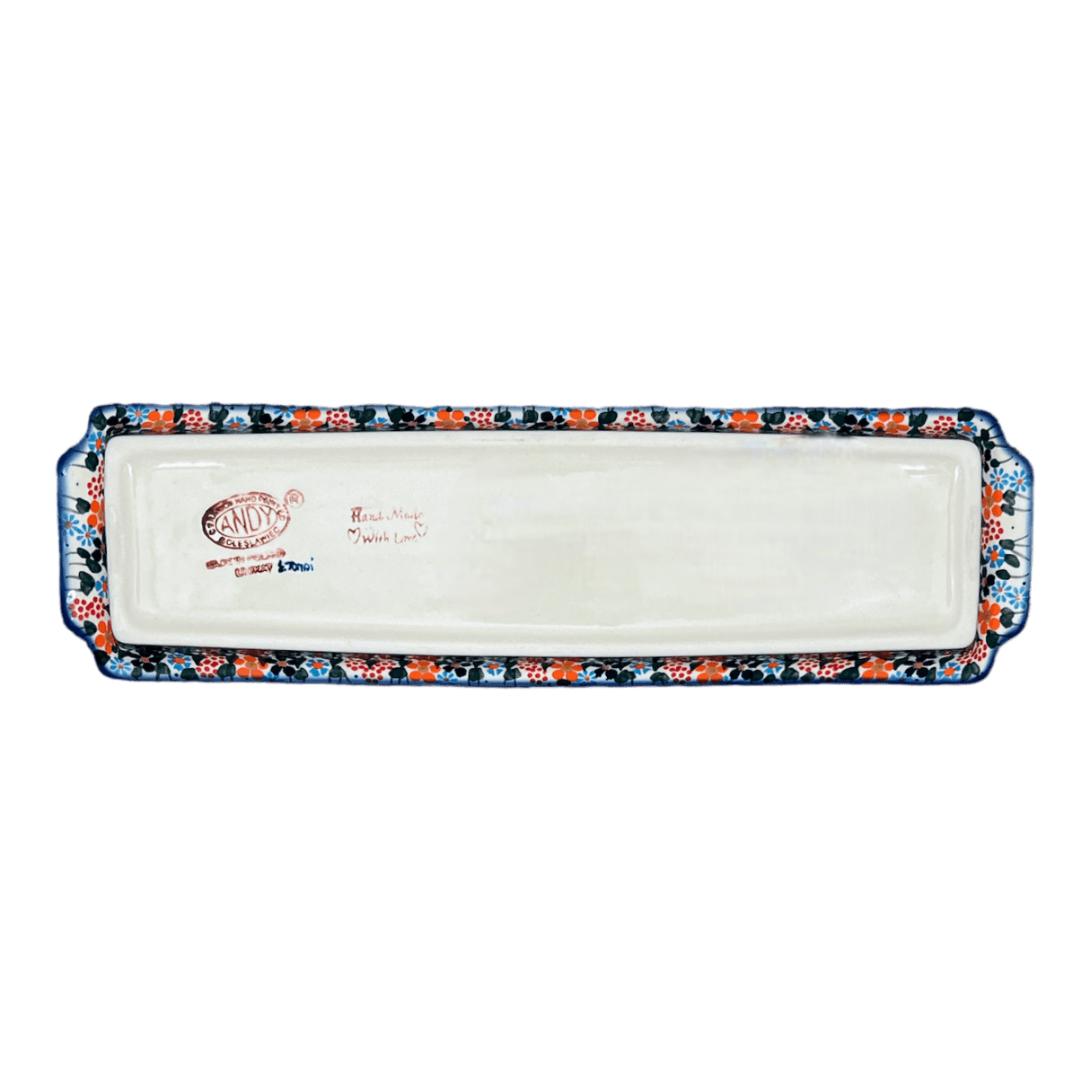 Tray, Rectangular, 16" x 4.5" in "Fall Wildflowers" by Andy | NDA203-23