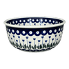 Polish Pottery Bowl, Round, 7.75" in "Tulip Dot" by Ceramika Artystyczna | A211-377Z at PolishPotteryOutlet.com