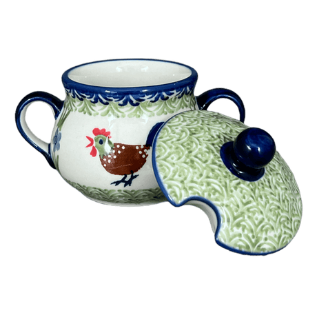 Bowl, Round, Sugar Bowl, 3.5" in "Chicken Dance" by Manufaktura | C015U-P320