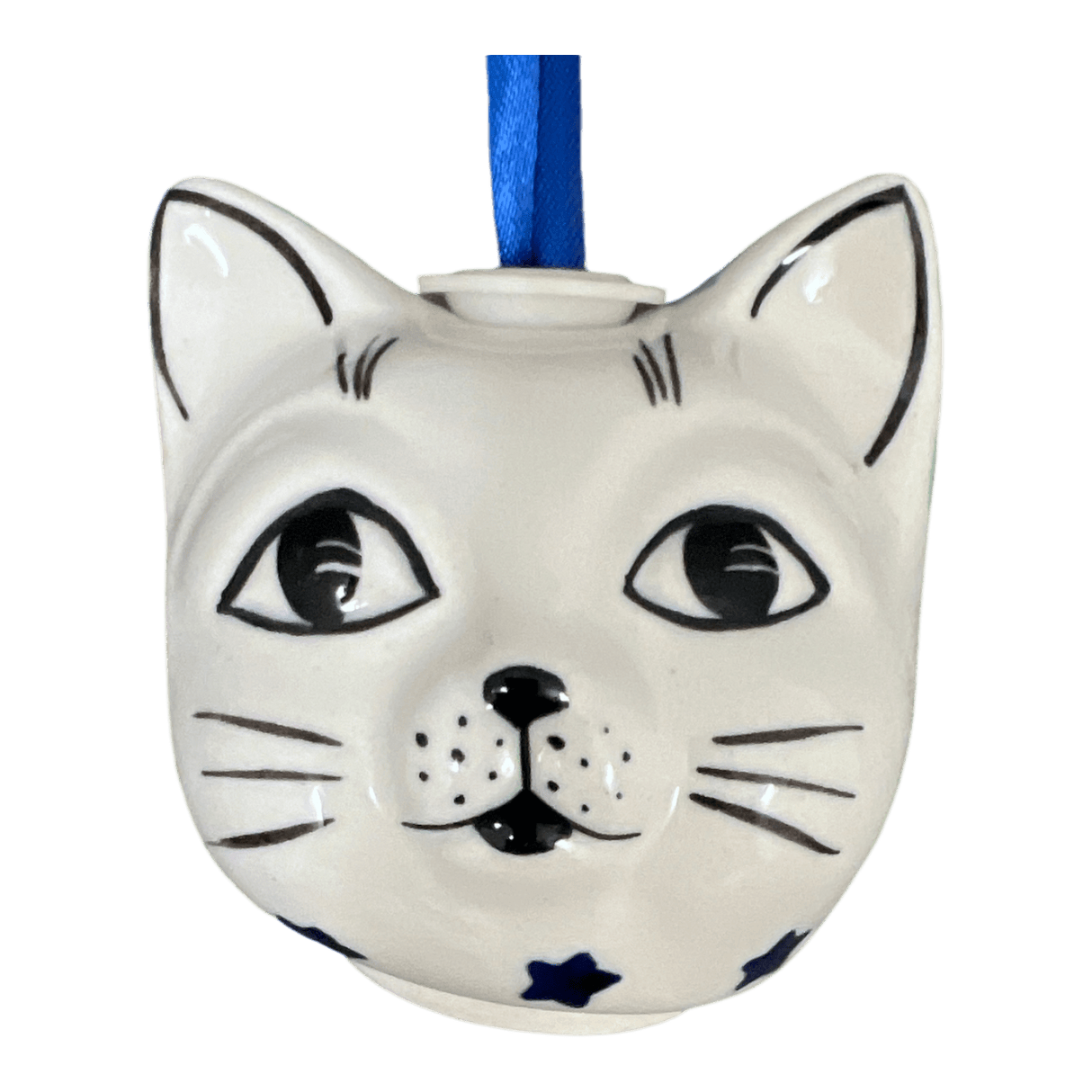 Ornament, Cat Head in "Starry Wreath" by Manufaktura | K142T-PZG