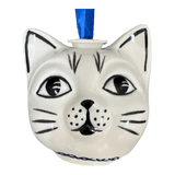 Ornament, Cat Head in "Blue Life" by Manufaktura | K142S-EO39