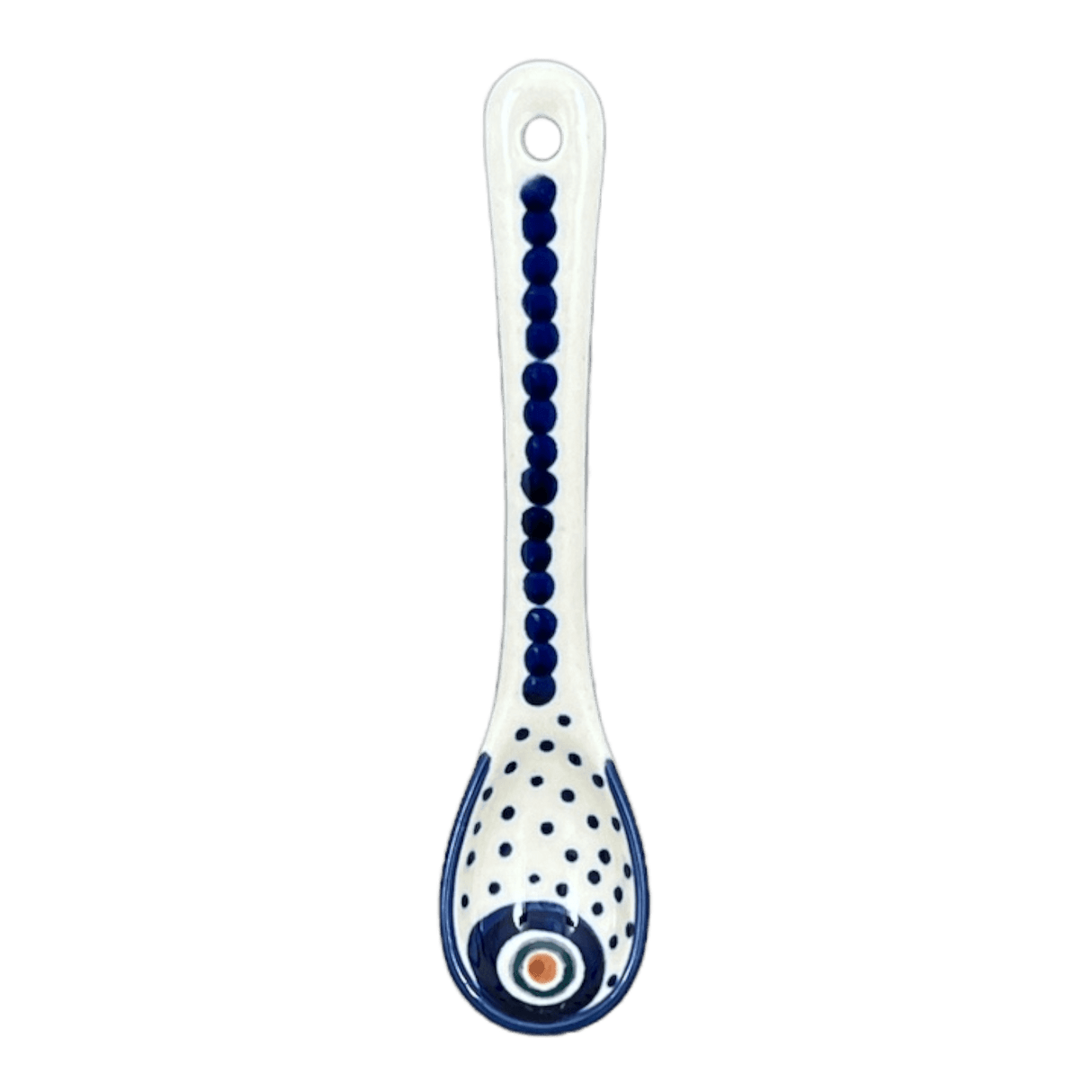 Spoon, Sugar, 5" in "Peacock Dot" by Manufaktura | L001U-54K