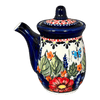 Polish Pottery Soy Sauce Pitcher (Butterfly Bouquet) | Y1947-ART149 at PolishPotteryOutlet.com