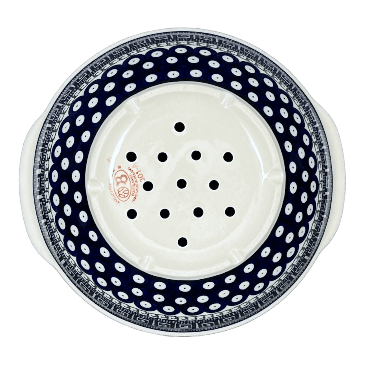 Colander, 10" in "Grecian Dot" by Zaklady | Y1183A-D923