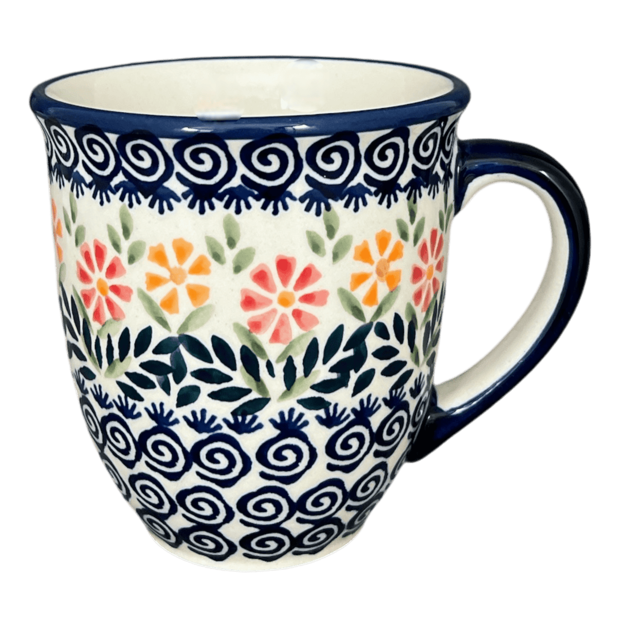 Mug, Mars Mug, 16 oz Large in "Flower Power" by Manufaktura | K106T-JS14
