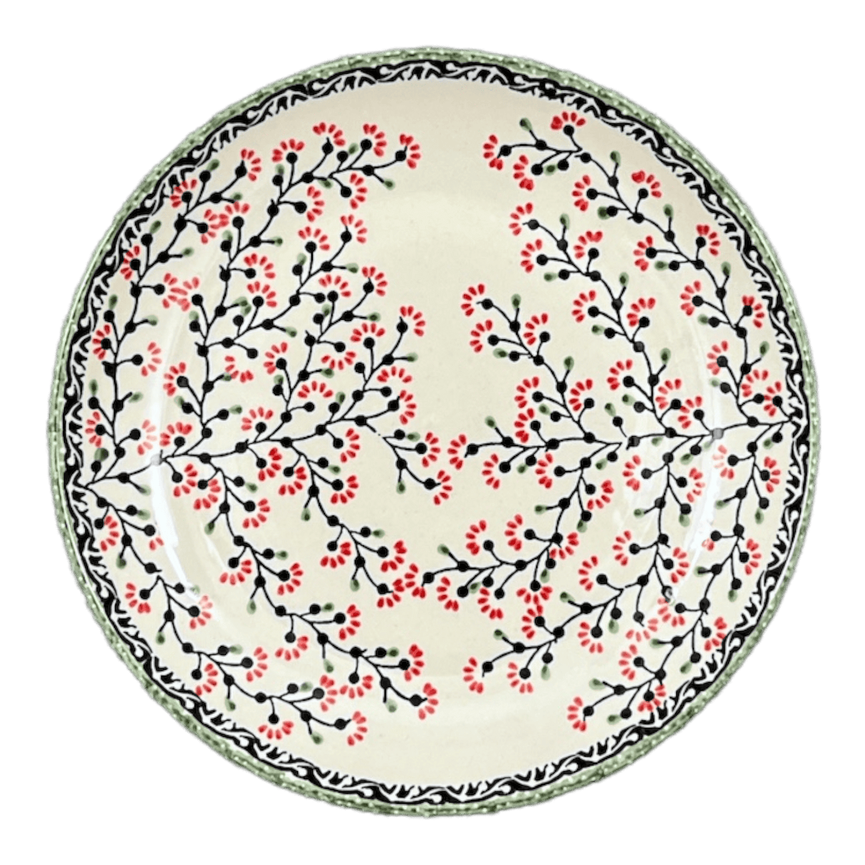 Plate, Round, Dinner, 10" in "Cherry Blossoms" by Manufaktura | T132S-DPGJ