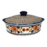 Baker, Round, with Lid, 9" in "Bouquet in a Basket" by Manufaktura | Z129S-JZK