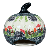 Luminary, Jack-O-Lantern, 5.75" in "Mushroom Meadow" by Galia | GAD33-ULA3