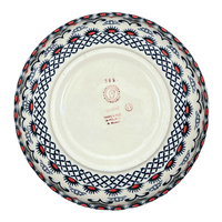 A picture of a Polish Pottery Bowl, Round, 8.5" in "Scandinavian Scarlet" by Manufaktura | M135U-P295 as shown at PolishPotteryOutlet.com/products/8-5-bowl-scandinavian-scarlet-m135u-p295