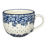 Cup, Latte, 18 oz in "Winter Hibiscus" by Manufaktura | F044U-JZ42