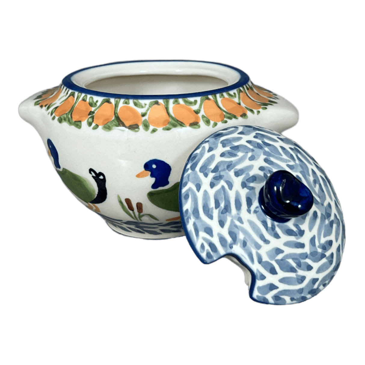 Bowl, Round, Sugar Bowl, 3" in "Ducks in a Row" by Manufaktura | C003U-P323