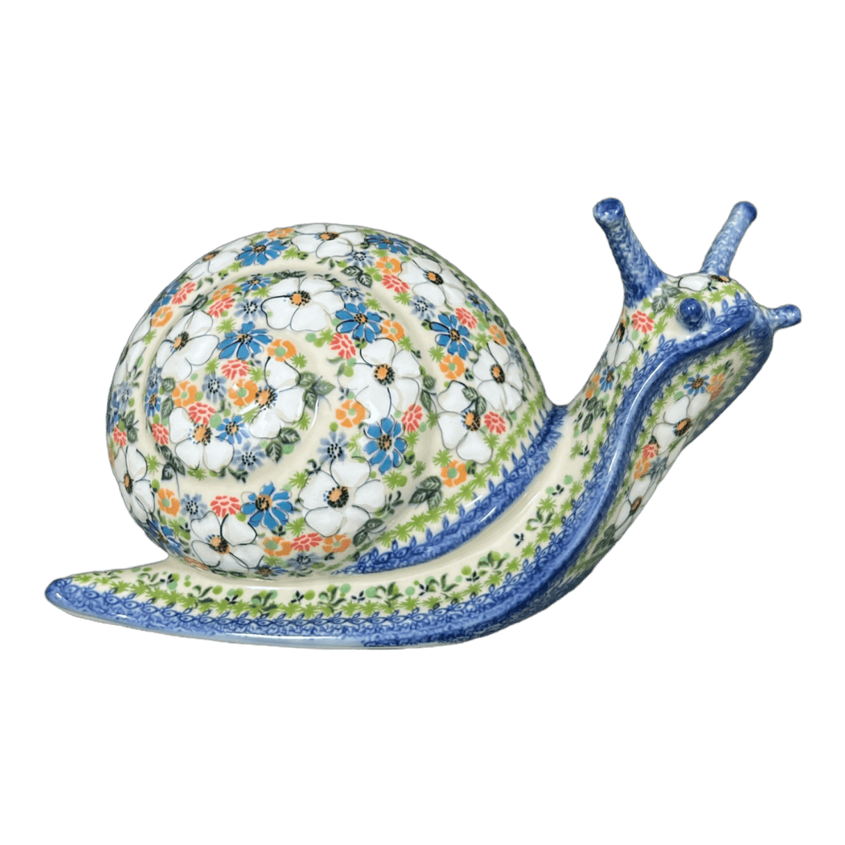 Figurine, Snail, Giant, 14.5" in "Daisy Garden" by Galia | GZW02-ABP4